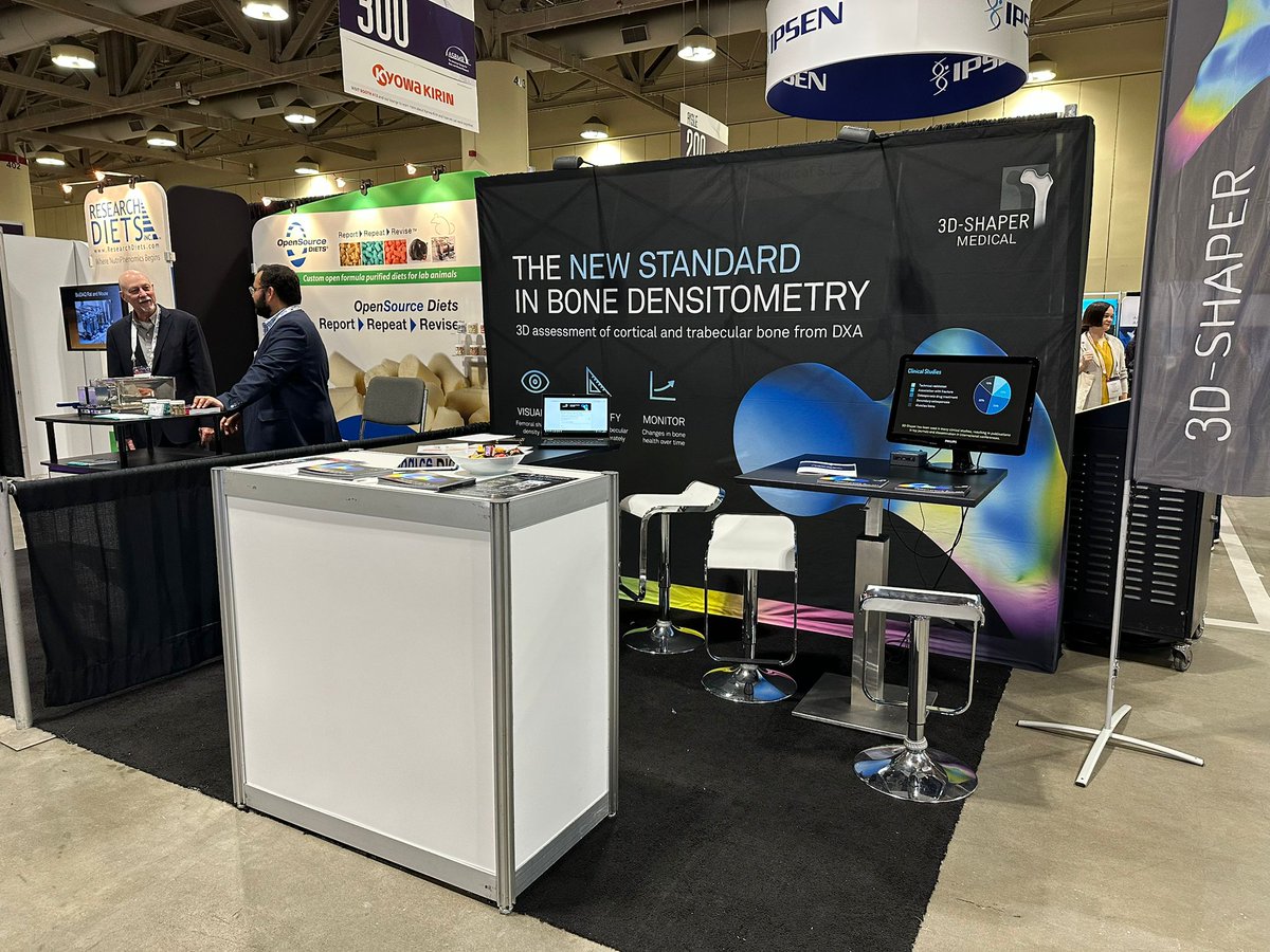 3DSHAPER's tweet photo. Thanks to everyone who stopped by our #ASBMR2024 booth, great to see old &amp; new friends. Our #Publications booklet was very popular, showing how our #3DSoftware can be used in #Osteoporosis &amp; #DEXA research. If you didn't see us there, #ContactUs to set up a meeting. https://t.co/XT5XDrdpcb