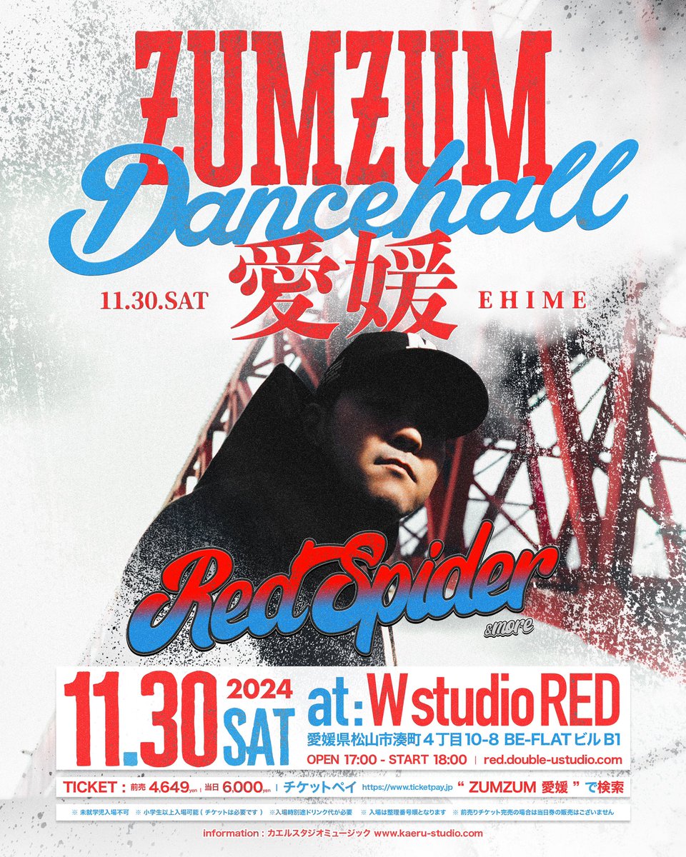 ZUM ZUM REGGAE レゲエ RED SPIDER レッド スパイダー