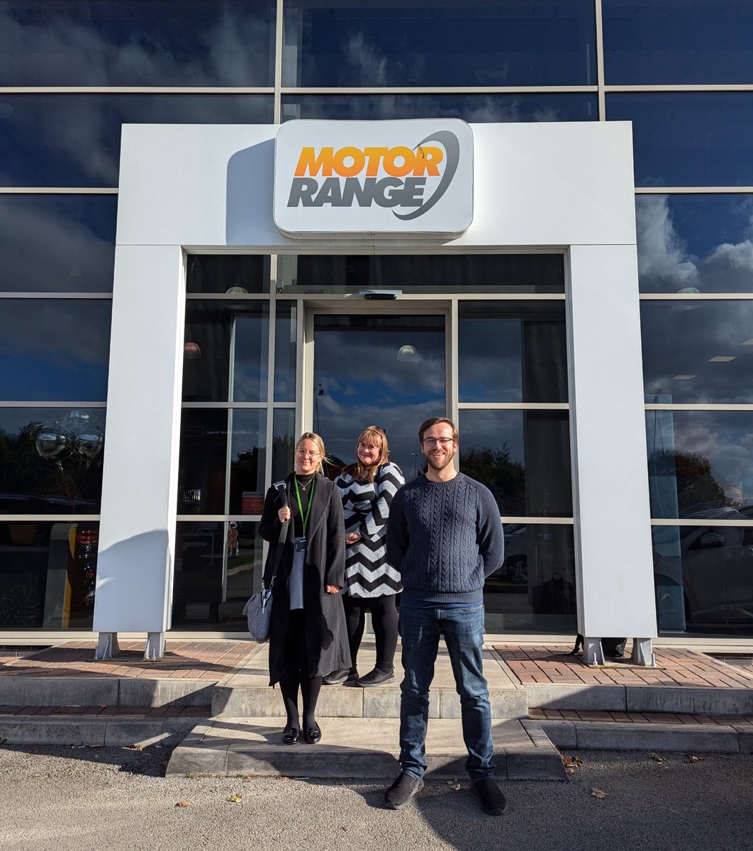 Bright day at <a href="/motorrange/">Motor Range</a>! ☀️

We had a fantastic time at our #PPC &amp; #SocialMedia update meeting! 

Here’s a snapshot of our awesome team—Kevin, our Marketing Manager, along with our amazing #AccountManagement duo, Nicola and Clare. 

Here’s to more successful #Collaborations!
