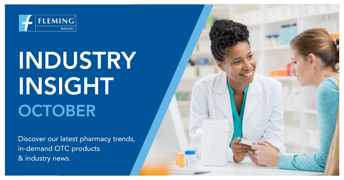 October's edition of Industry Insight is now available.

Our monthly Industry Insight keeps you up-to-date with our latest pharmacy trends, in-demand OTC products &amp; industry news.

Read more: tinyurl.com/3wyrh9p8

#flemingmedical #industryinsight #pharmacy