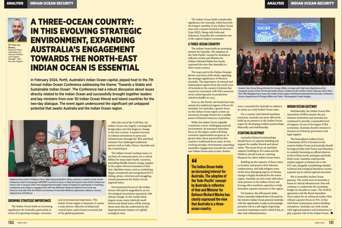 UWA Defence & Security Institute tweet media