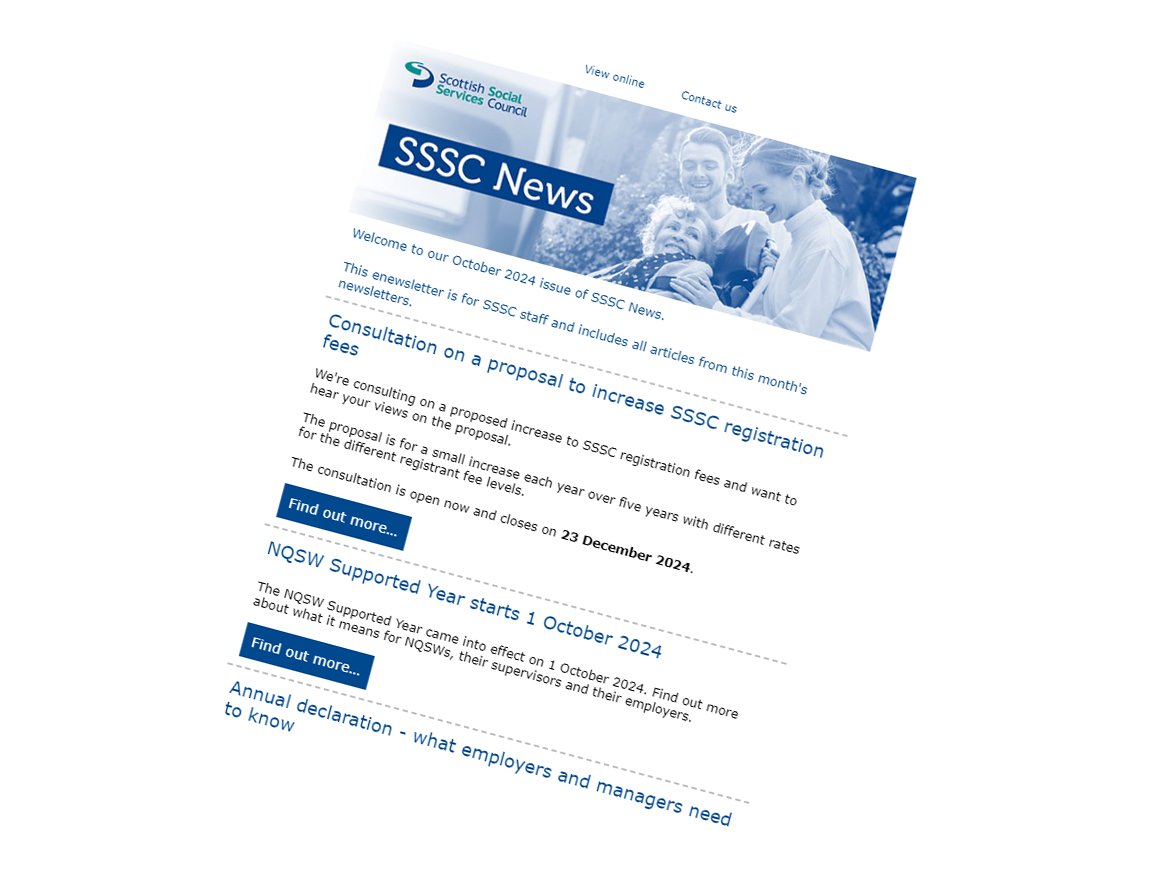 The Scottish Social Services Council tweet media