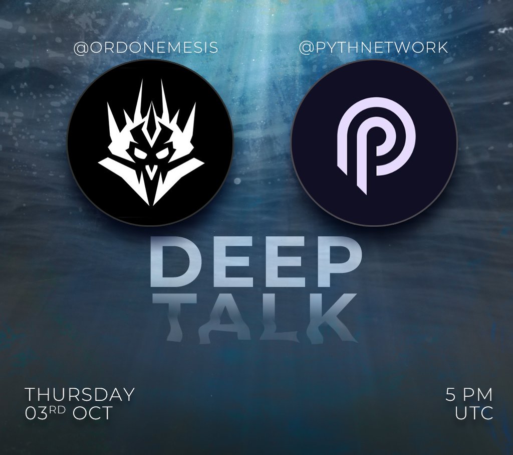 🎙️DeepTalk EP.100 - PYTH NETWORK🎙️

We’re beyond excited to announce our 100th AMA,  It’s been an incredible journey hosting these session —sharing alpha, dropping rewards, and having a blast with y'all every step of the way. 

Tonight’s a banger. We’ve got <a href="/PythNetwork/">Pyth Network 🔮</a>, flexing
