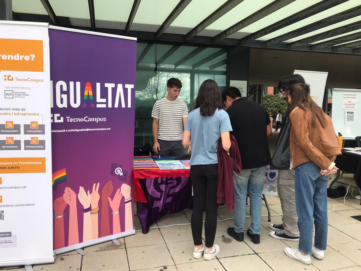 Benvinguts/des a la <a href="/unitat_igualtat/">Unitat d'Igualtat i Diversitat | TecnoCampus</a> del <a href="/TecnoCampus/">TecnoCampus</a> ‼️💜🔝