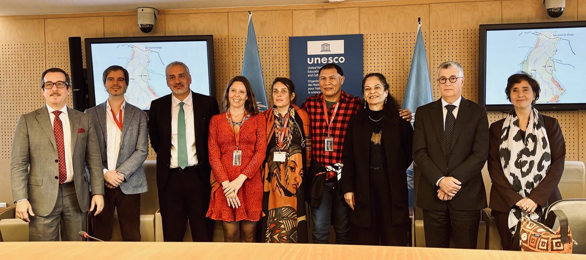 Nigel Crawhall (@crawhall7) on Twitter photo Assistant Director Generals for Science and Culture welcome Cacique Tapi Yawalapiti from Xingu Brazil to UNESCO. Dialogue on Indigenous Peoples in protecting the Amazon, indigenous languages, culture and knowledge systems. <a href="/UNESCO_MAB/">UNESCO Biodiversity</a> <a href="/UNESCO/">UNESCO 🏛️ #Education #Sciences #Culture 🇺🇳</a> #Amazon Assistant Director Generals for Science and Culture welcome Cacique Tapi Yawalapiti from Xingu Brazil to UNESCO. Dialogue on Indigenous Peoples in protecting the Amazon, indigenous languages, culture and knowledge systems. <a href="/UNESCO_MAB/">UNESCO Biodiversity</a> <a href="/UNESCO/">UNESCO 🏛️ #Education #Sciences #Culture 🇺🇳</a> #Amazon