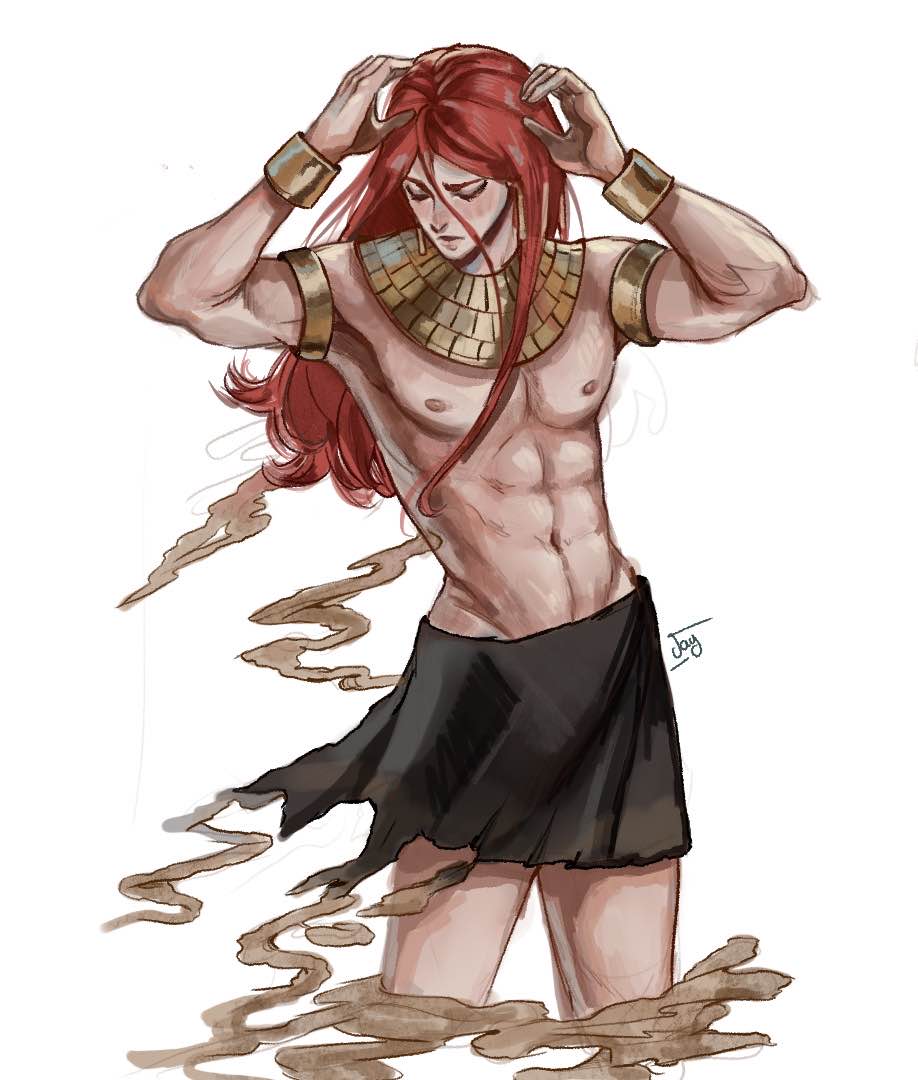 uselesscloudj's tweet photo. mixing up my fandoms right now but i felt like drawing seth for once. love this silly dude. 

#ENNEAD #엔네아드 #horuseth https://t.co/6w2A6M3mRK