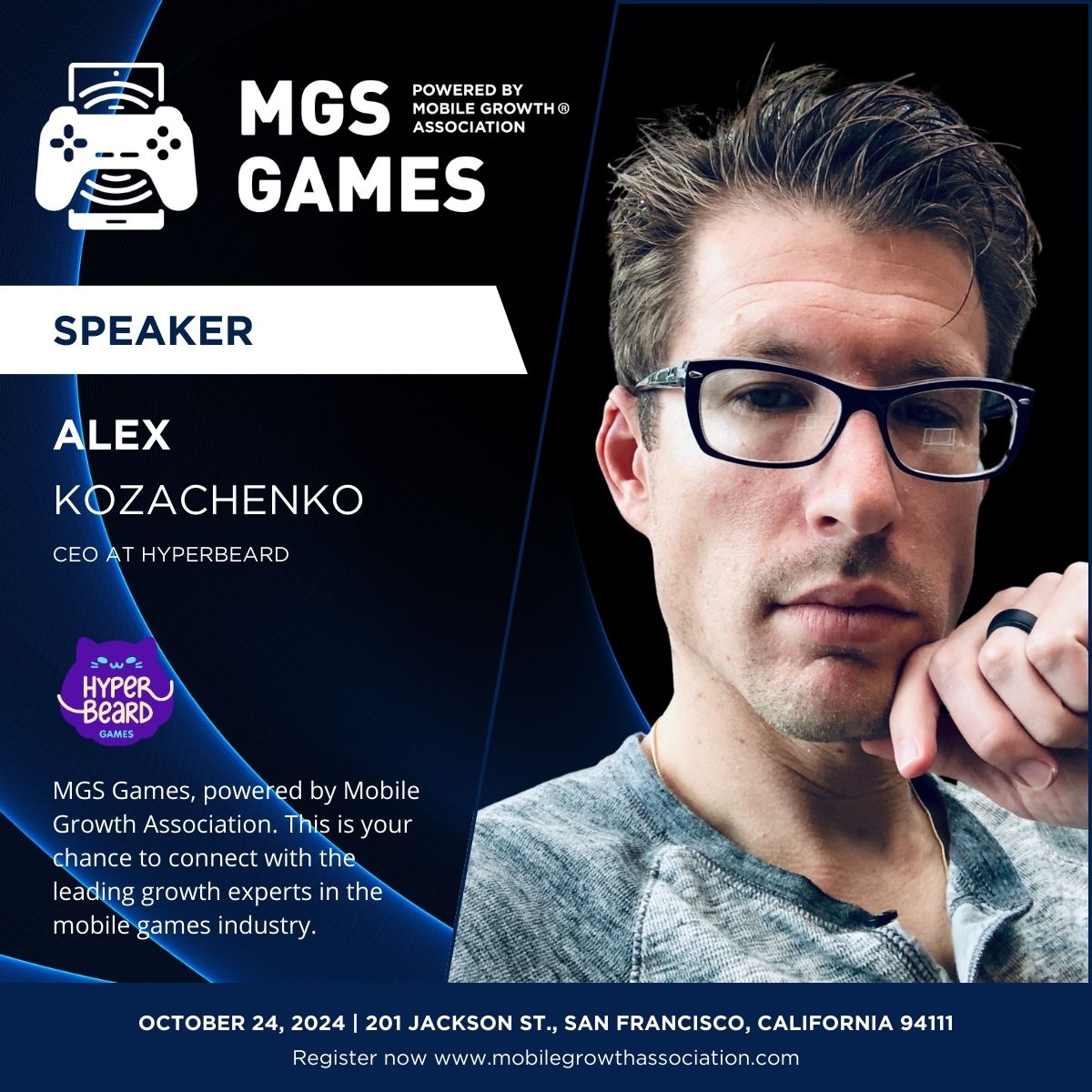 Mobile Growth Association (@mobilegrowthmga) on Twitter photo 🎮 Exciting news! Alex Kozachenko, CEO of
<a href="/HyperBeard/">HyperBeard</a>, will be speaking at #MGSGames on Oct 24 in San Francisco! Grab your tickets: eventbrite.com/e/mgs-games-ti…
#MobileGaming #GameDev #UserAcquisition #Monetization 🎮 Exciting news! Alex Kozachenko, CEO of
<a href="/HyperBeard/">HyperBeard</a>, will be speaking at #MGSGames on Oct 24 in San Francisco! Grab your tickets: eventbrite.com/e/mgs-games-ti…
#MobileGaming #GameDev #UserAcquisition #Monetization