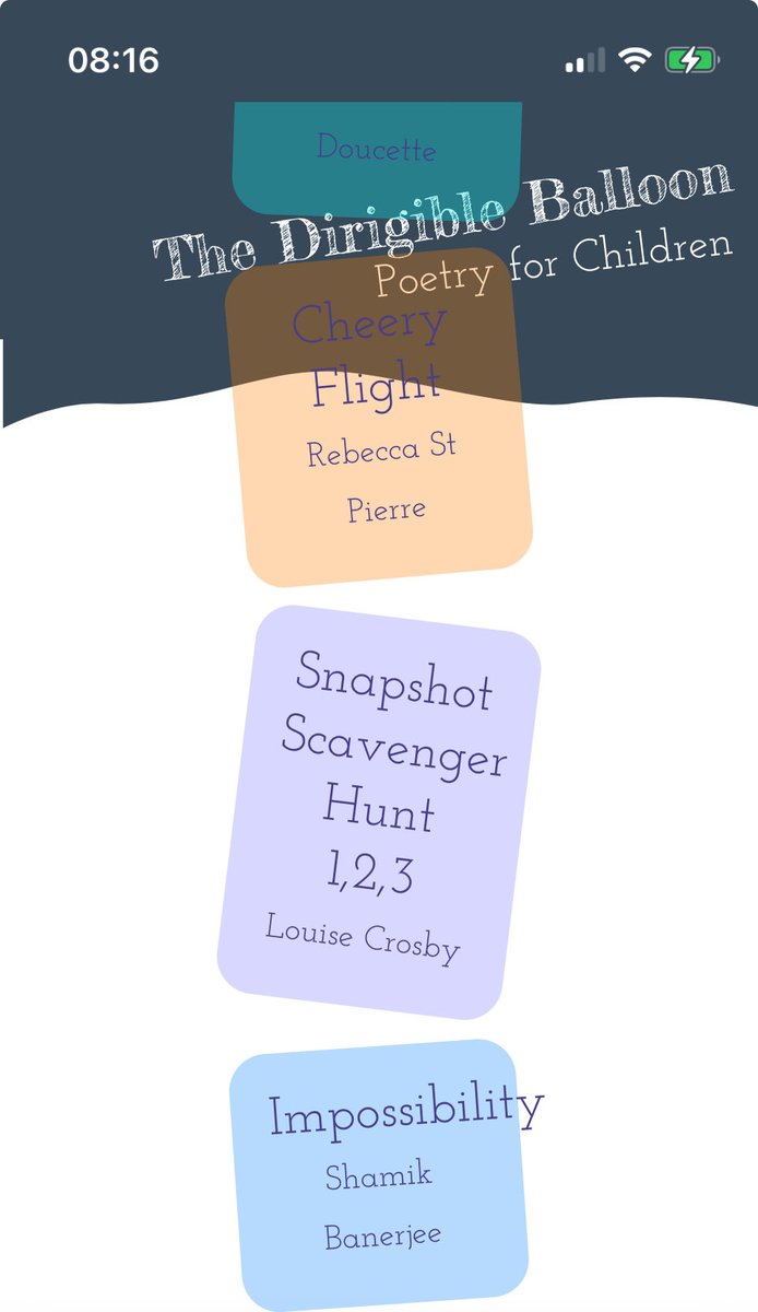 Lovely to be flying with ⁦<a href="/TheDirigible/">The Dirigible Balloon 🎈</a>⁩ on #Nationalpoetryday Lift off for 220 poems ! Thank-you ⁦<a href="/JonathanHumble/">Jonathan Humble</a>⁩