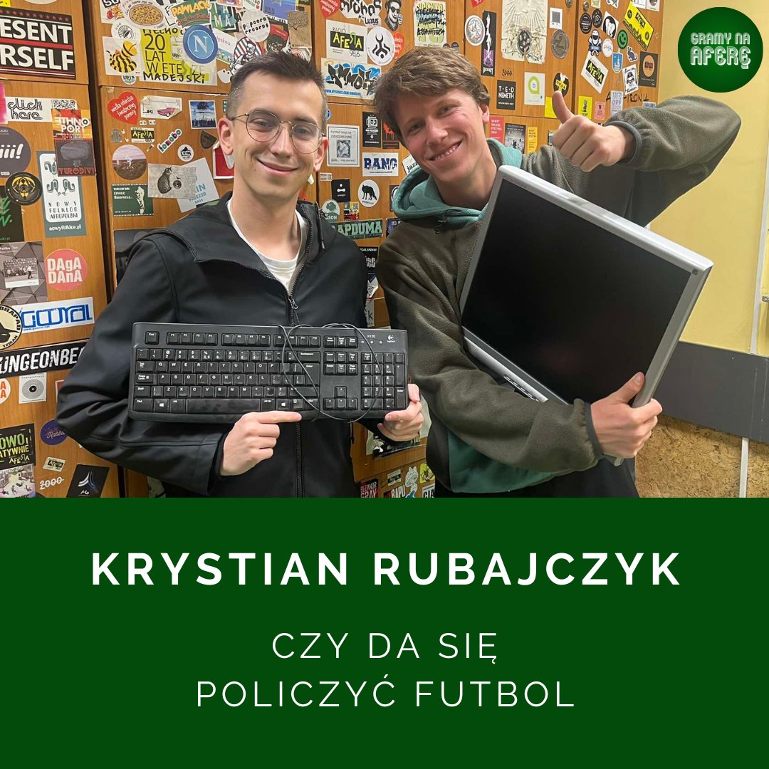 GramyNaAfere's tweet photo. W nowym #GramyNaAfere @K_Rubajczyk, szef działu analiz w @SlaskWroclawPl, opowiada...

🔢 Co kryje się za liczbami w futbolu?
👶 Czym jest efekt daty urodzenia?
🇪🇸 Ile dał mu pobyt w @AlbaceteBPSAD? 

Spotify 👉 https://t.co/8TUTJwv5Ty 
Youtube 👉 https://t.co/hHlLcWPGPY https://t.co/DltrKGKkrV
