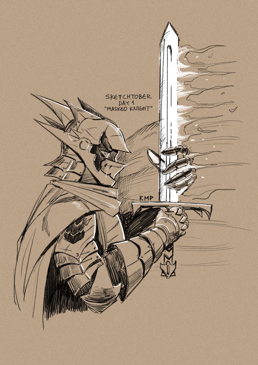 RAMAPRANAWA's tweet photo. Sketchtober Day-1 “Masked Knight”
•
#sketchtober #sketchtober2024 https://t.co/0PVSe2gxDC