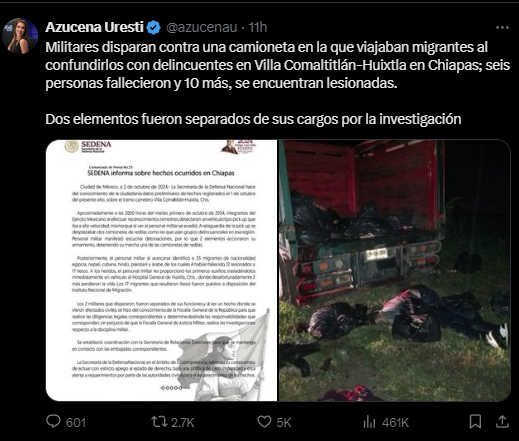 MarioMedinaA1's tweet photo. @rturrent @Claudiashein @SEGOB_mx @rosaicela_ "ai tan sus masacres"
#NarcoPresidente  @lopezobrador_ dixit https://t.co/OzpwZRxc8b