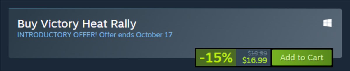 LET'S GO! GO! GO! 15% launch discount!!! 
store.steampowered.com/app/1594060/Vi…