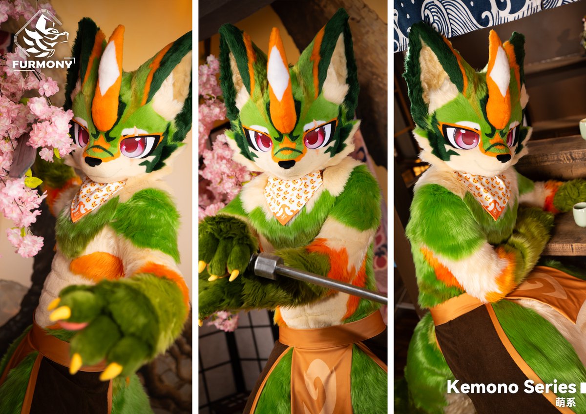 「New Commission Finished」
"Don't worry, even though the journey is perilous, I'll be with you all the way~"
Thanks for the trust from <a href="/Oreoeo_Leo/">Leo</a> 🥰

#furry #fursuit #furmony #鸿萌造物