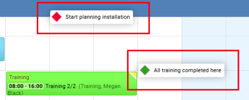 New Feature: Milestones make viewing and tracking deadlines and progress easier.

Use milestones to make those important dates standout. Milestones are helpful in scheduling and planning and guides everyone with clear and visual objectives.

scheduleit.com/faq/11337/mile…