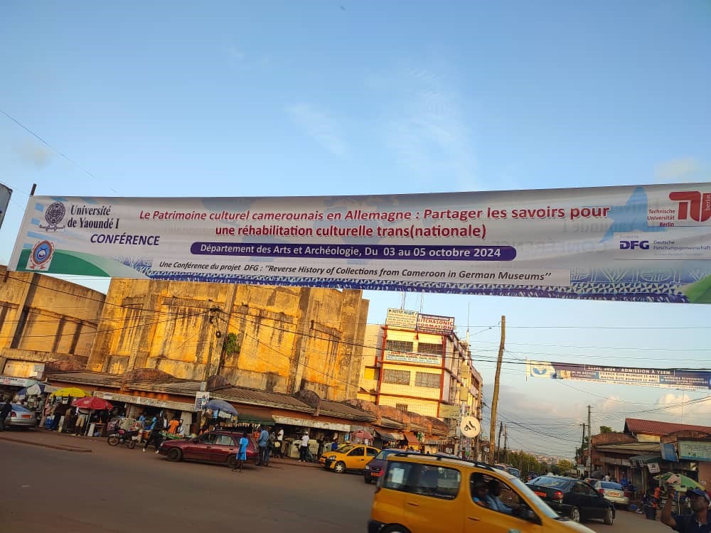 3-5 October: Conference "Le Patrimoine culturel camerounais en Allemagne" in Yaoundé by our joint <a href="/dfg_public/">DFG public | @dfg_public@wisskomm.social</a> project <a href="/Univ_Dschang/">Université Dschang</a> and <a href="/TUBerlin/">TU Berlin</a>.
Programme: static.tu.berlin/fileadmin/www/…