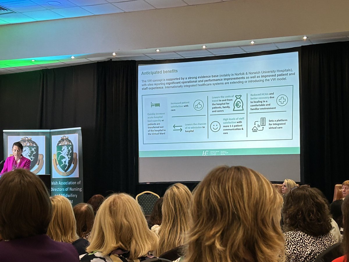 Rachel Kennedy (@rachykennedy) on Twitter photo Lorreto Grogan <a href="/loretto_grogan/">Loretto Grogan</a>, Patricia o Gorman <a href="/patriciaogorma8/">patricia o gorman</a> and Joan Killeen discussing the implementation of the virtual wards in <a href="/HSEMidWest/">HSE Mid West</a> and <a href="/svuh/">St Vincent's University Hospital (SVUH)</a> in the afternoon session of <a href="/IADNAM1/">Irish Association Directors Nursing and Midwifery</a> conference
Patient time is the most important currency in healthcare. Lorreto Grogan <a href="/loretto_grogan/">Loretto Grogan</a>, Patricia o Gorman <a href="/patriciaogorma8/">patricia o gorman</a> and Joan Killeen discussing the implementation of the virtual wards in <a href="/HSEMidWest/">HSE Mid West</a> and <a href="/svuh/">St Vincent's University Hospital (SVUH)</a> in the afternoon session of <a href="/IADNAM1/">Irish Association Directors Nursing and Midwifery</a> conference
Patient time is the most important currency in healthcare.