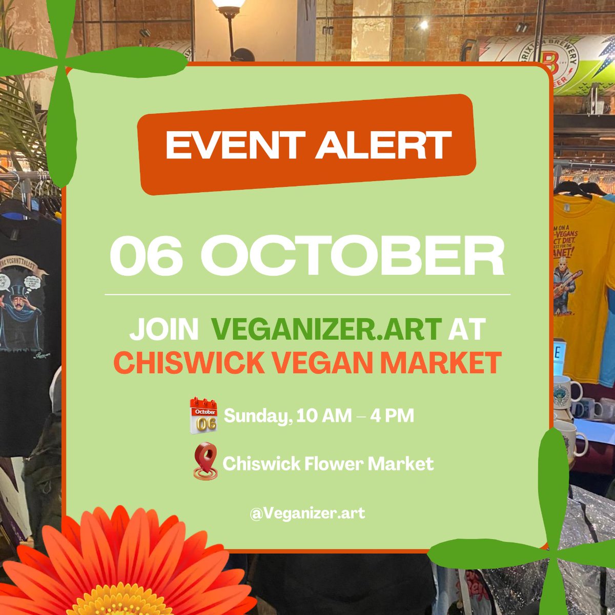 𝐺𝑒𝑡 𝑟𝑒𝑎𝑑𝑦 𝑓𝑜𝑟 𝑎𝑛𝑜𝑡ℎ𝑒𝑟 𝑒𝑥𝑐𝑖𝑡𝑖𝑛𝑔 𝑑𝑎𝑦 𝑤𝑖𝑡ℎ 𝐕𝐞𝐠𝐚𝐧𝐢𝐳𝐞𝐫.𝐚𝐫𝐭  𝑉𝑒𝑔𝑎𝑛𝑖𝑧𝑒𝑟.𝑎𝑟𝑡 𝑎𝑡 𝑡ℎ𝑒 𝑪𝒉𝒊𝒔𝒘𝒊𝒄𝒌 𝑭𝒍𝒐𝒘𝒆𝒓 𝑴𝒂𝒓𝒌𝒆𝒕 𝑡ℎ𝑖𝑠 𝑺𝒖𝒏𝒅𝒂𝒚!