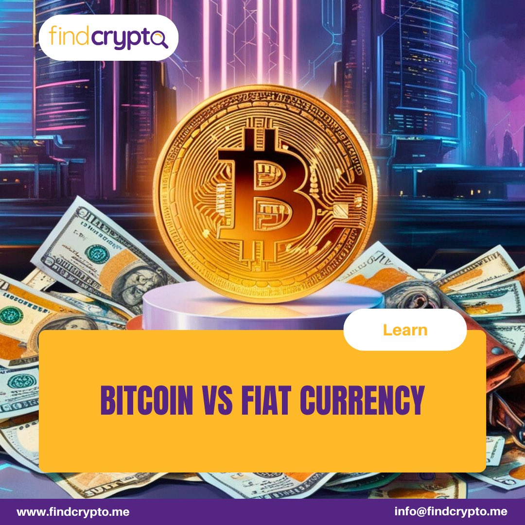 findcrypto_me's tweet photo. In the ever-evolving landscape of finance, the debate between Bitcoin and fiat currency continues to capture the imagination of enthusiasts and skeptics alike.  

#bitcoin #fiat #crypto #cryptocurrency https://t.co/ie5MoP88Ki