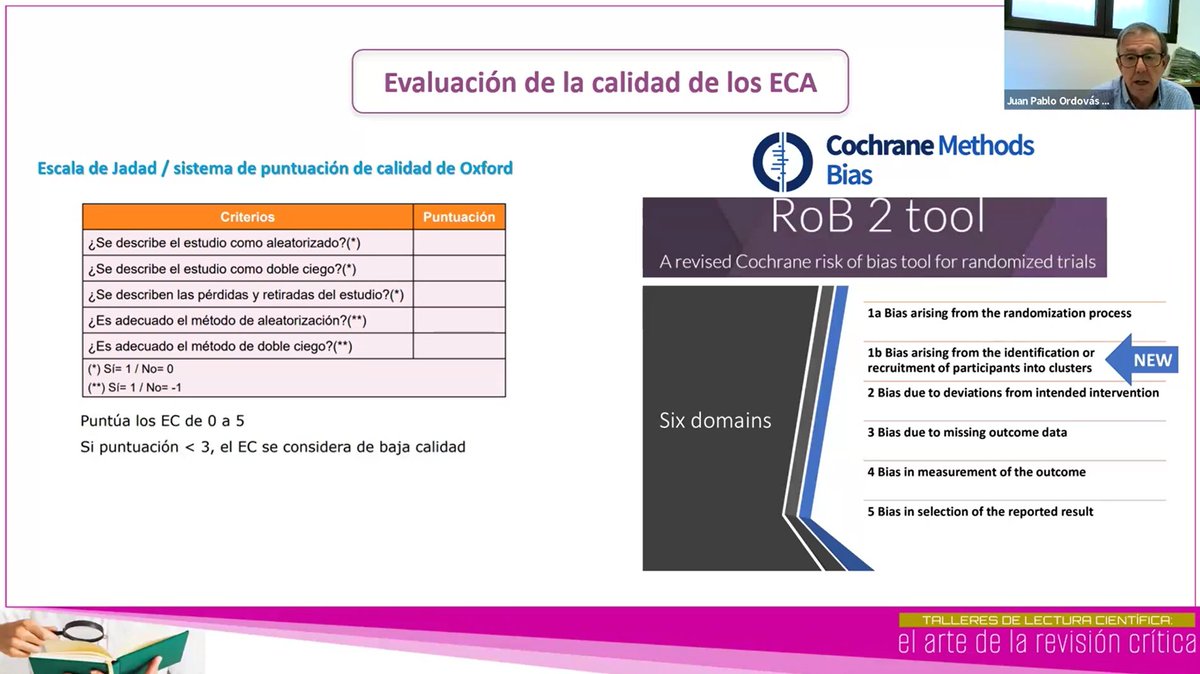 Hoy ha arrancado oficialmente el primer taller de los “Talleres de Lectura Científica: el arte de la revisión Crítica” <a href="/sefh_/">S.E.F.H</a> <a href="/GENESIS_SEFH/">GENESIS-SEFH</a> centrado en 👉📚🔬 Lectura crítica de ensayos clínicos <a href="/jordovas/">JuanPablo Ordovás Baines👀</a> 

Puntos clave de lectura crítica de ECA
✅pertinencia clínica (desenlaces