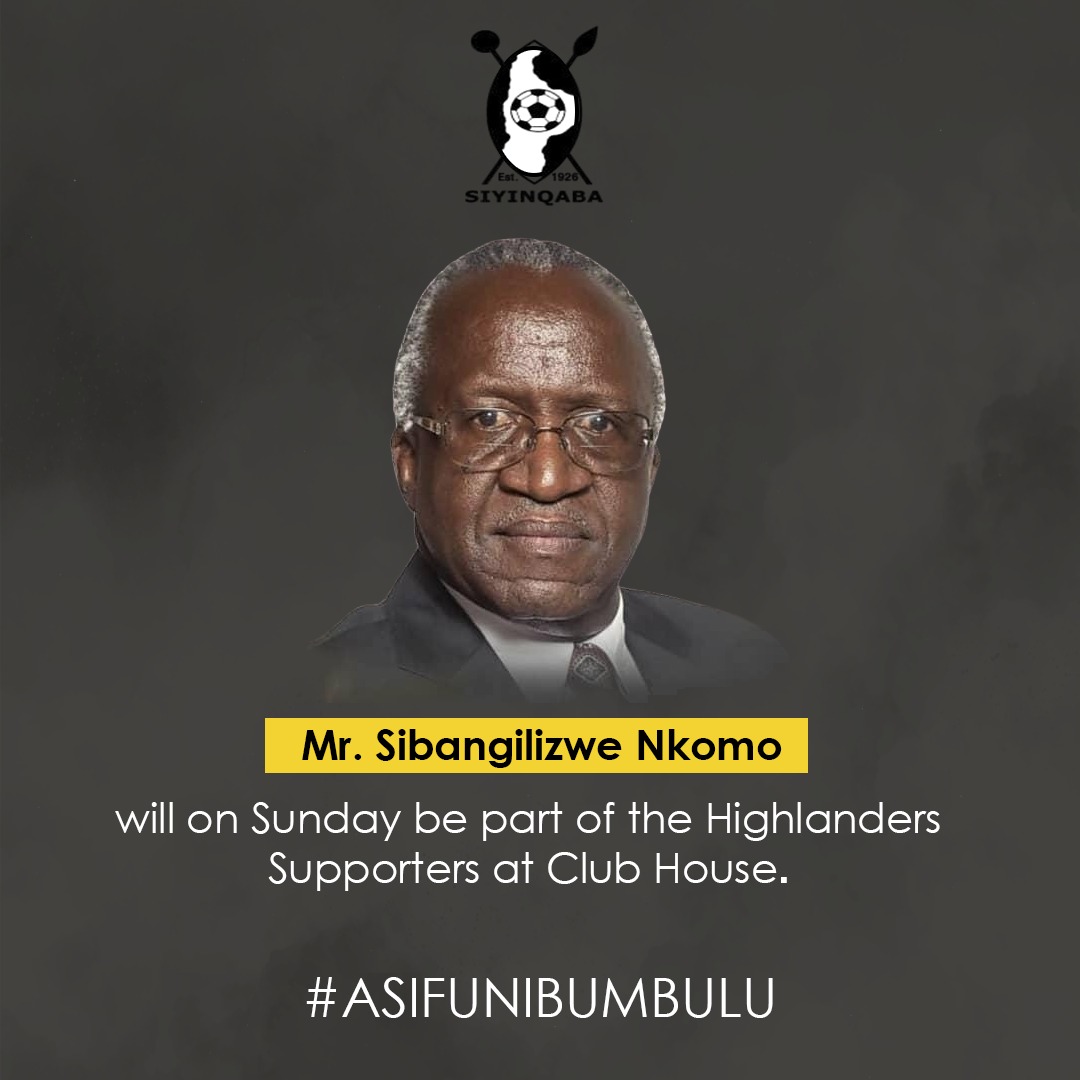 On Sunday all roads lead to CLUB HOUSE... President Nkomo of ZAPU will be part of the Bosso loyalists that will not be at BF...
#asifuniBumbulu