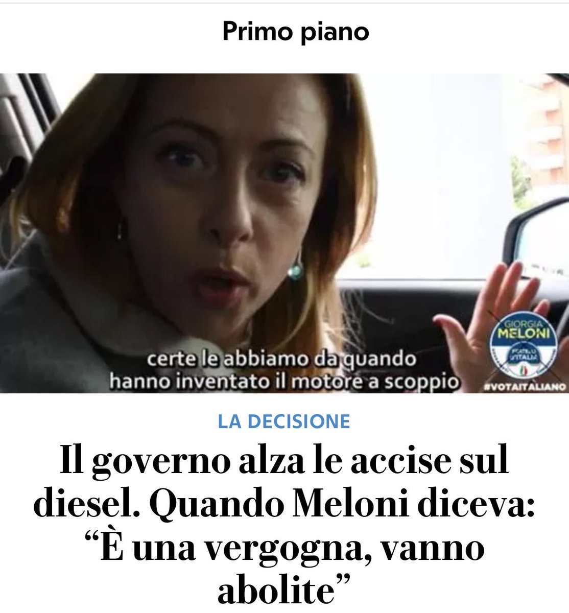 marcofurfaro's tweet photo. "È una vergogna, vanno abolite" (Ma solo quando siamo all'opposizione, in modo da prendere in giro gli italiani e farci dare il voto). https://t.co/zlrVVuxmg6