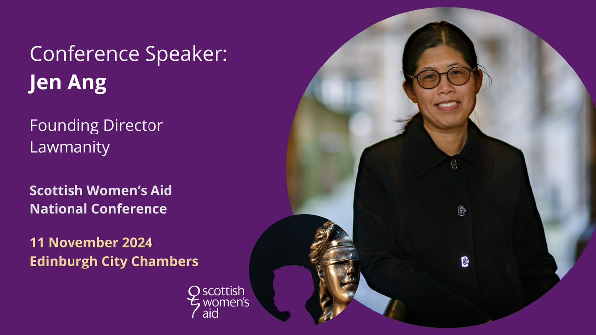 📢SWA National Conference Speaker Announcement – Founding Director of #Lawmanity, Jen Ang, will be leading the following workshop:

👉Children’s and Women’s Human Rights – Consideration of the legal landscape to challenge state failure to improve contact processes.

🌏As part of