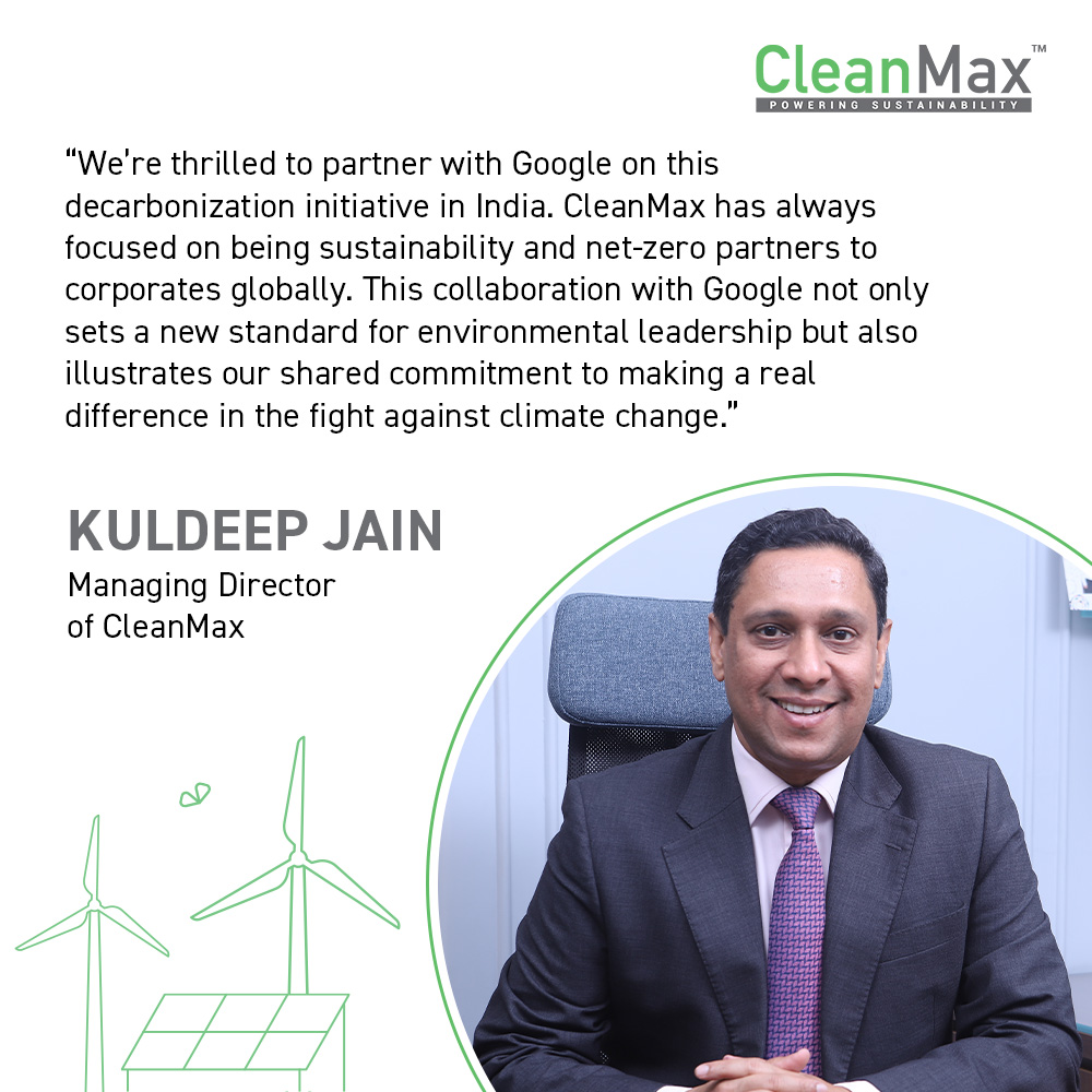 CleanMax_Ofc's tweet photo. #GoogleCleanMaxCollab
#CleanMax & Google team up to drive innovative, sustainable solutions for a low-carbon future in India. Together, they set a new benchmark in the fight against climate change.
https://t.co/tpFHjM8wGM
@GoogleCloud_IN @GoogleIndia
#CleanMaxActToImpact https://t.co/ICupc74z1a