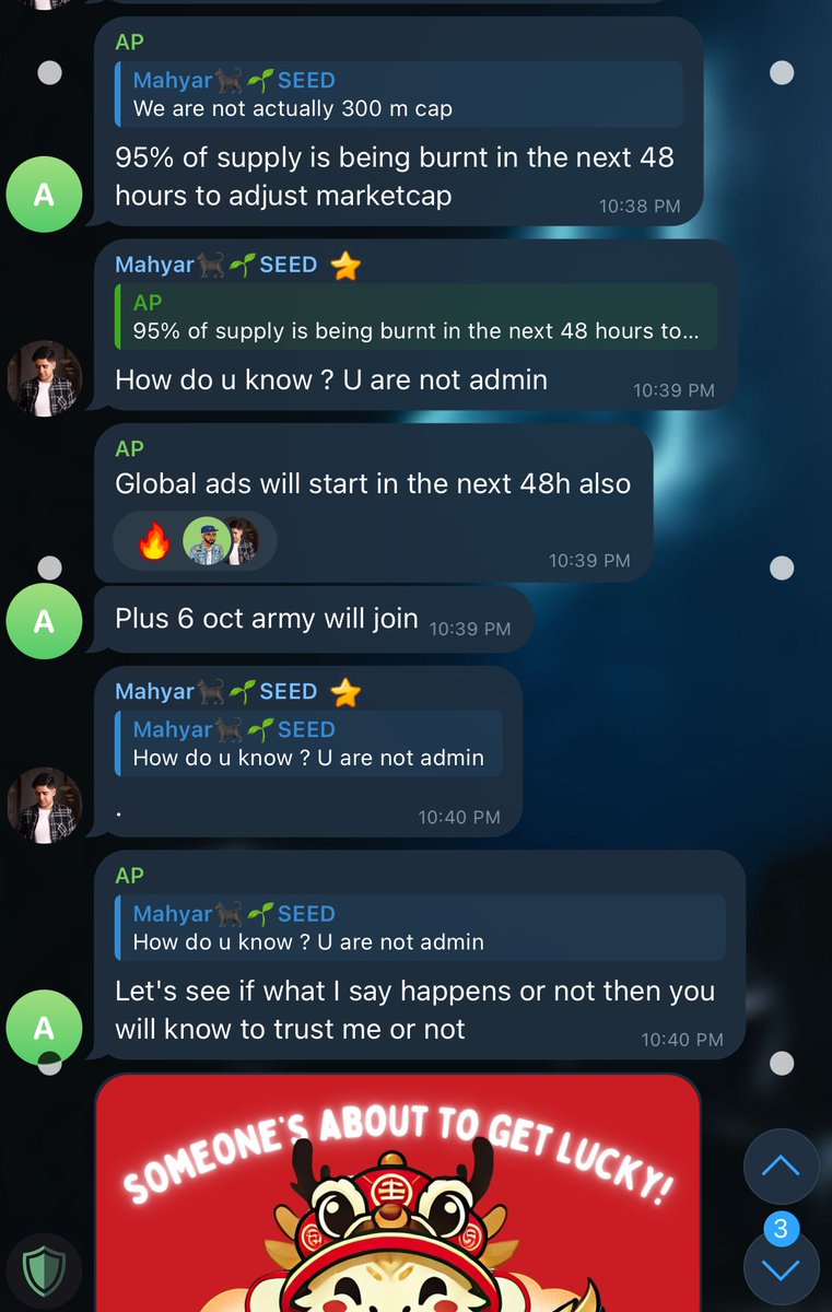 If you were in the telegram group you’d have known everything wayyy before everyone so if you ain’t there then tf are you at!?!?!? 🤔🥱🥱

Telegram: t.me/+pZ9KVeac7BkyY…