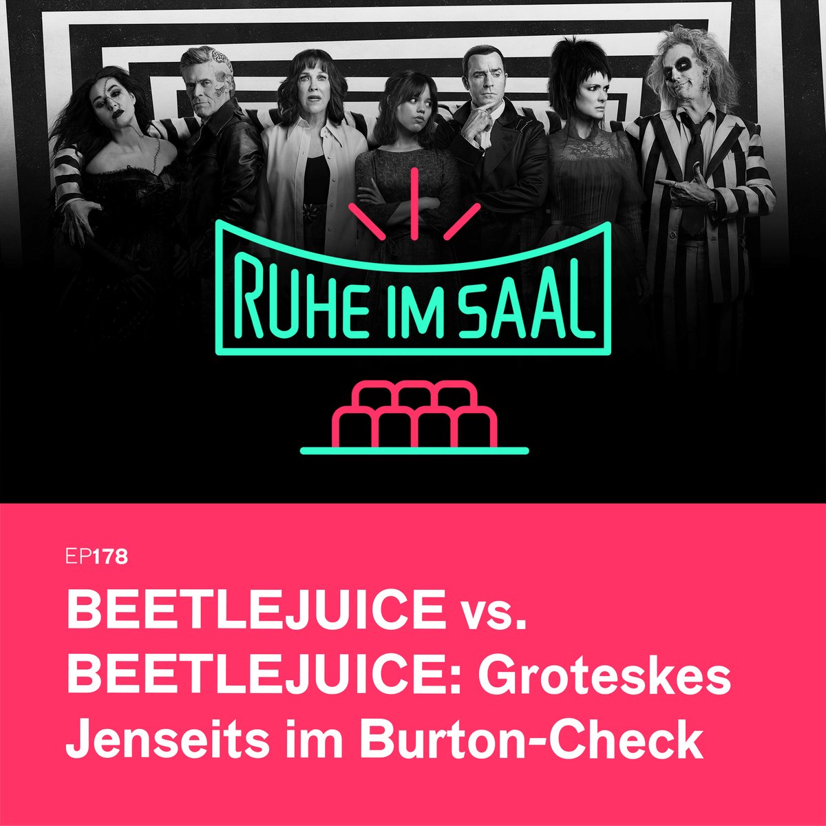 The Juice is loose! Passend zu Beginn des Horroktober schicken wir in unserem neuen Versus eine zurückgekehrte Grusel-Ikone in den Ring.

<a href="/HerrBeutel/">HerrBeutel | Pfiliph 🫠</a> &amp; @Griffineye2 klären, ob Tim Burton mit #BeetlejuiceBeetlejuice an seinen 80er-Erfolg anknüpfen kann.

🪲 linktr.ee/ruheimsaal
