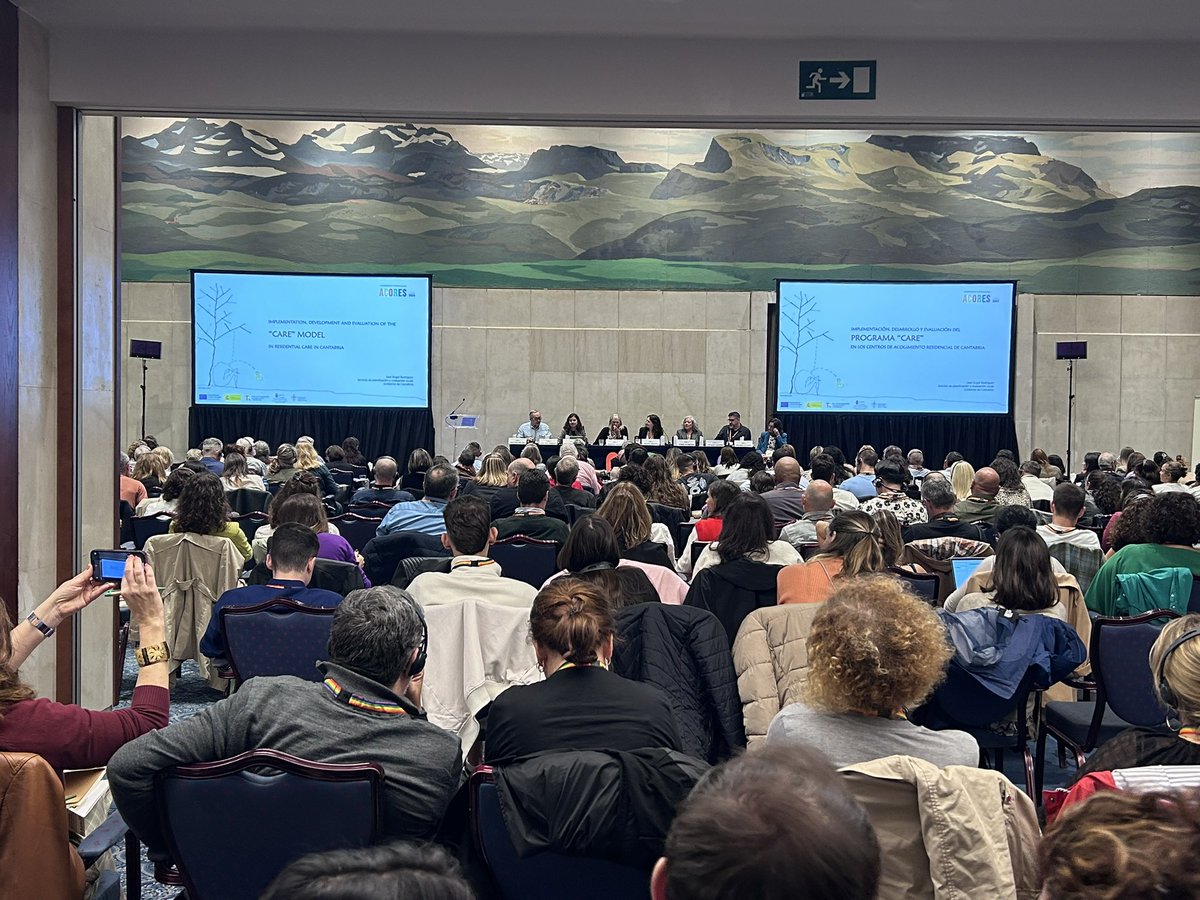 Retomamos #ACORES24 tras el descanso con la presentación de los avances del Modelo CARE en Cantabria con la participación de responsables técnicos y de atención directa de acogimiento residencial y académicas de las universidades de Cornell y Oviedo.