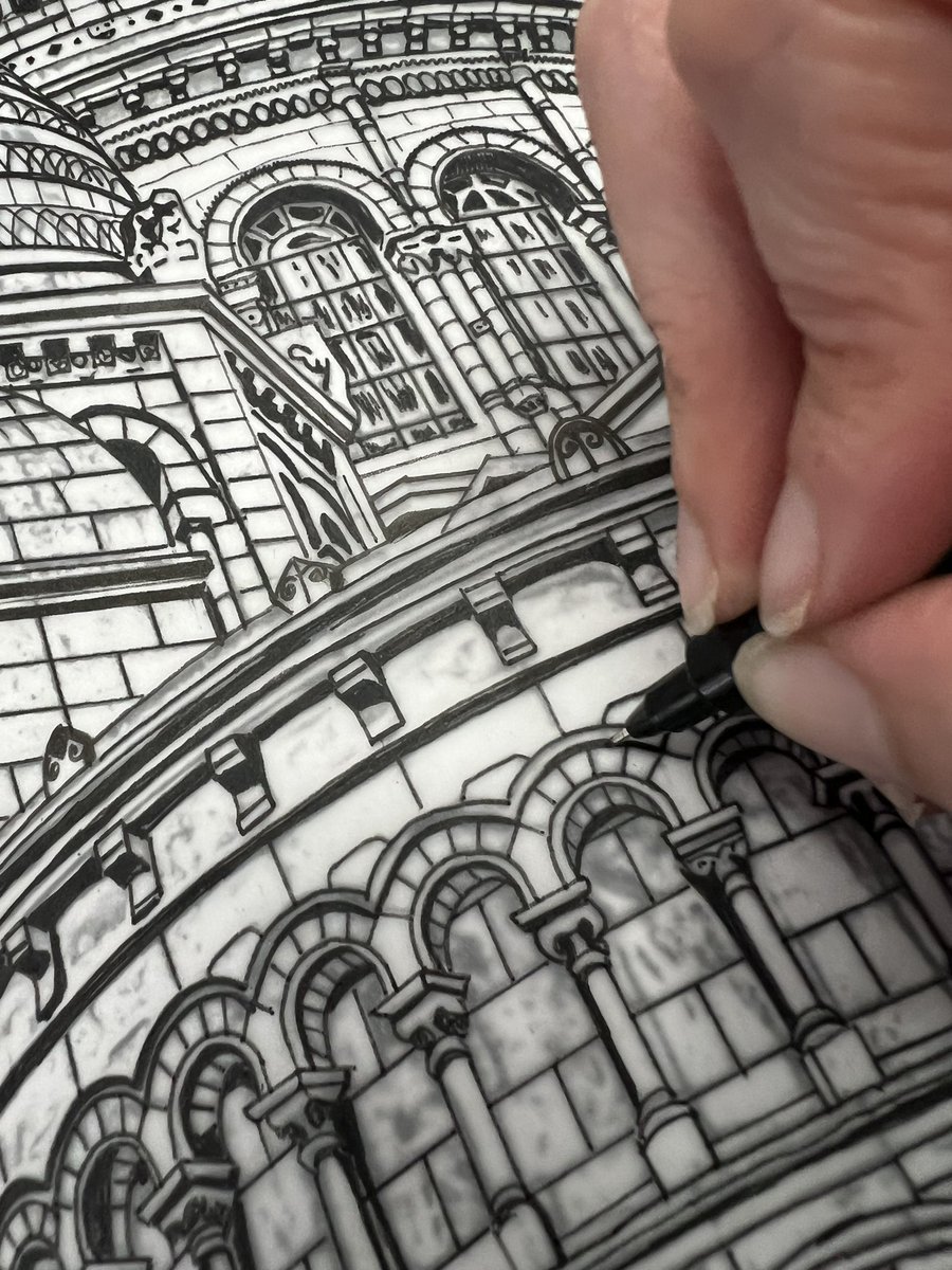 AHTextileArt's tweet photo. I know I’ve not been on here much but I’m quietly working away on new ideas for some more #freemotionembroidery . I’ve nearly finished this drawing then it’s time to hop on the sewing machine, one of my favourite bits! #MHHSBD #elevensehour https://t.co/w9mjhmRtzH