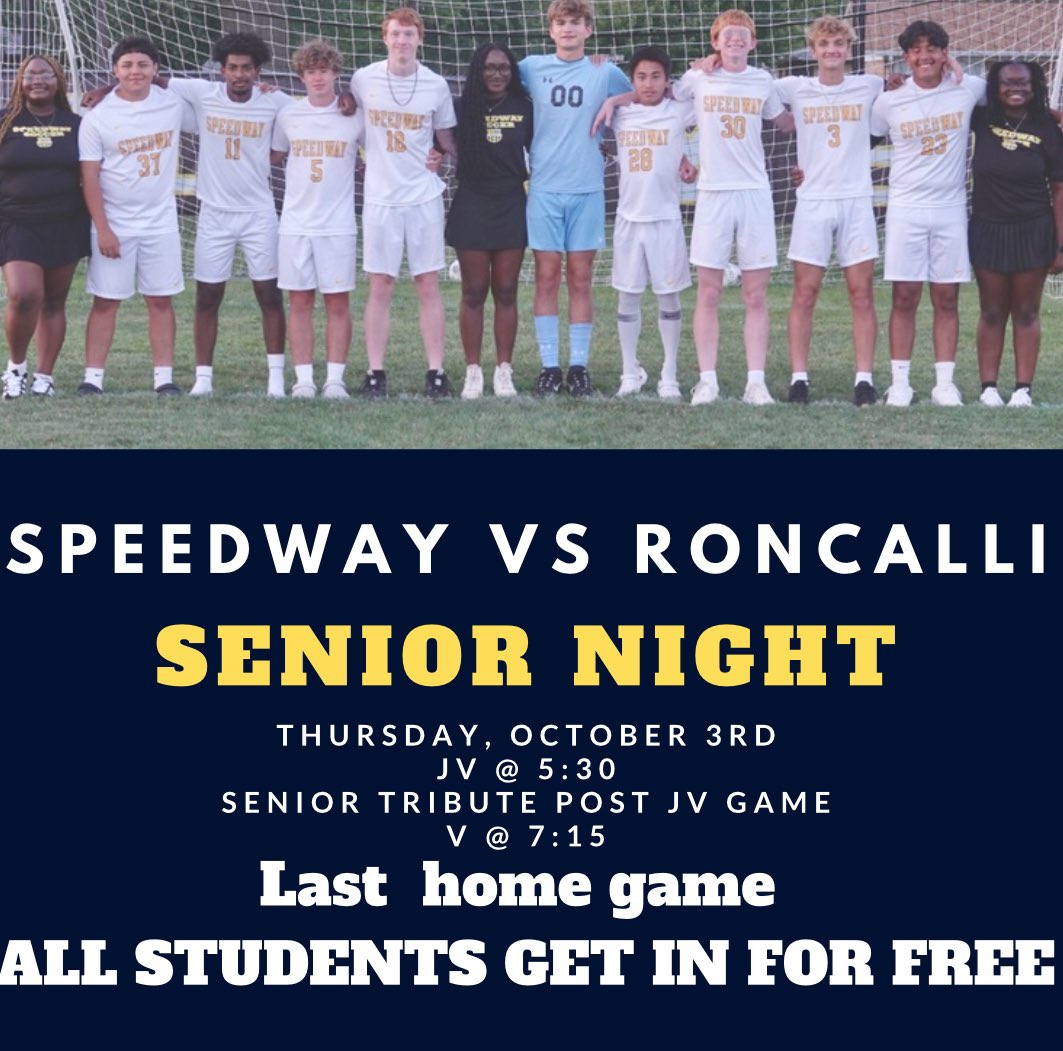 Senior Night and Unified Game tonight!

Plus students come for free!

A great night to come watch the Plugs!