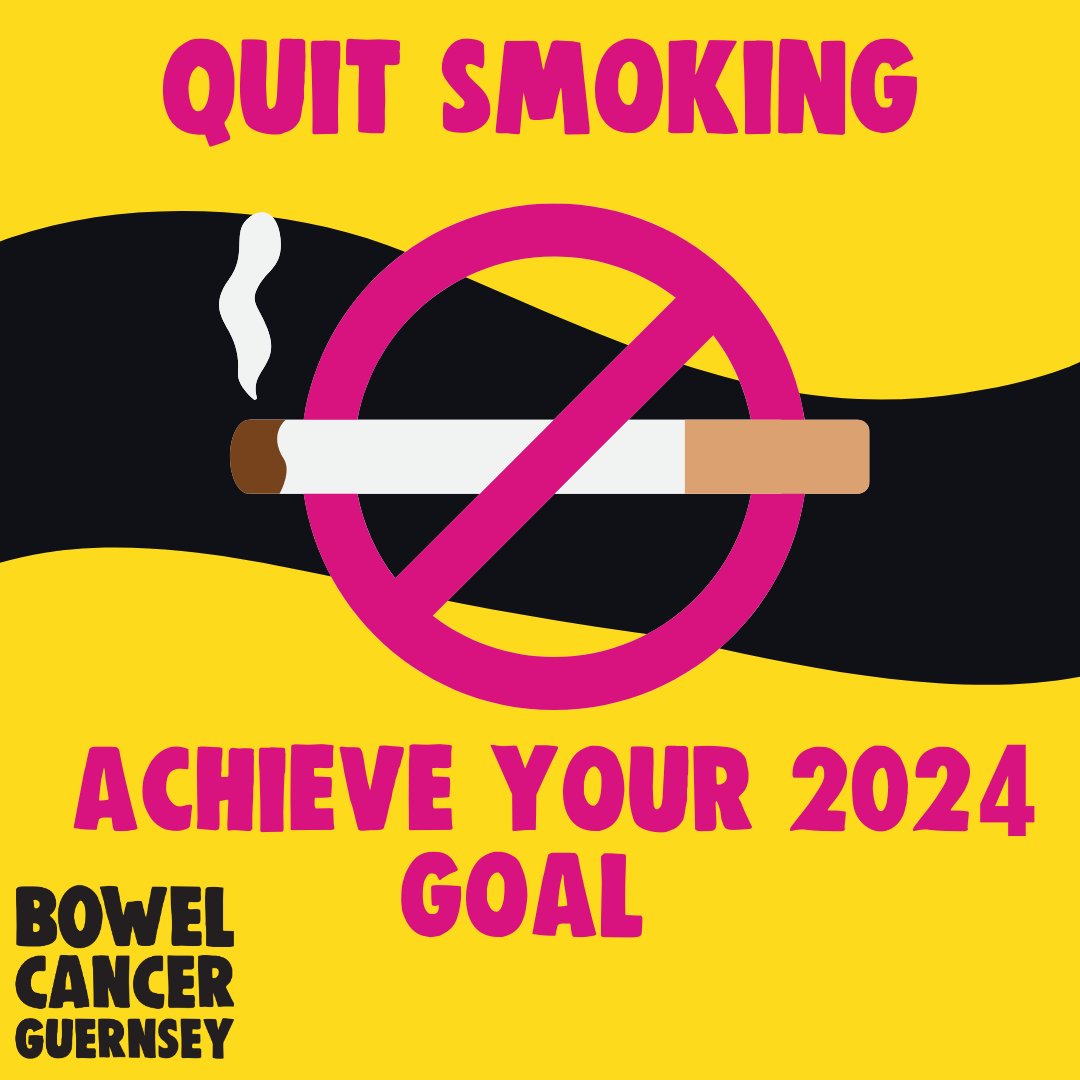 BowelCancerGSY's tweet image. Smoking is linked to lots of types of cancer, and in particular, bowel cancer.

By quitting now, you could go into 2025 with a healthier future ahead, reclaiming your wellbeing.

#QuitSmoking #BowelCancer #DontSitOnItSortIt