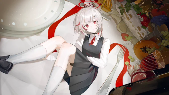 dtto.さんの「晩餐歌(tuki.)」歌ってみたMVのイラストを描かせていただきました。よろしくお願いします!晩餐歌 (tuki.) / covered by dtto.  Full :  