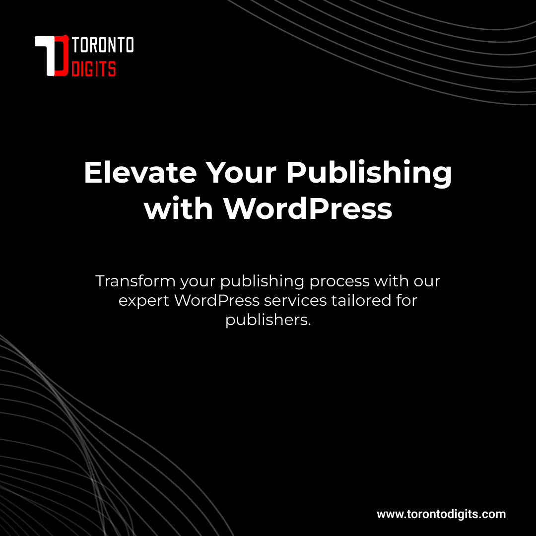 TorontoDigits's tweet image. TorontoDigits offers specialized WordPress services designed to elevate your publishing platform. Our solutions ensure a seamless content management experience, enabling you to publish efficiently.

#WordPressForPublishers #ContentManagement #PublishingSolutions #TorontoDigits