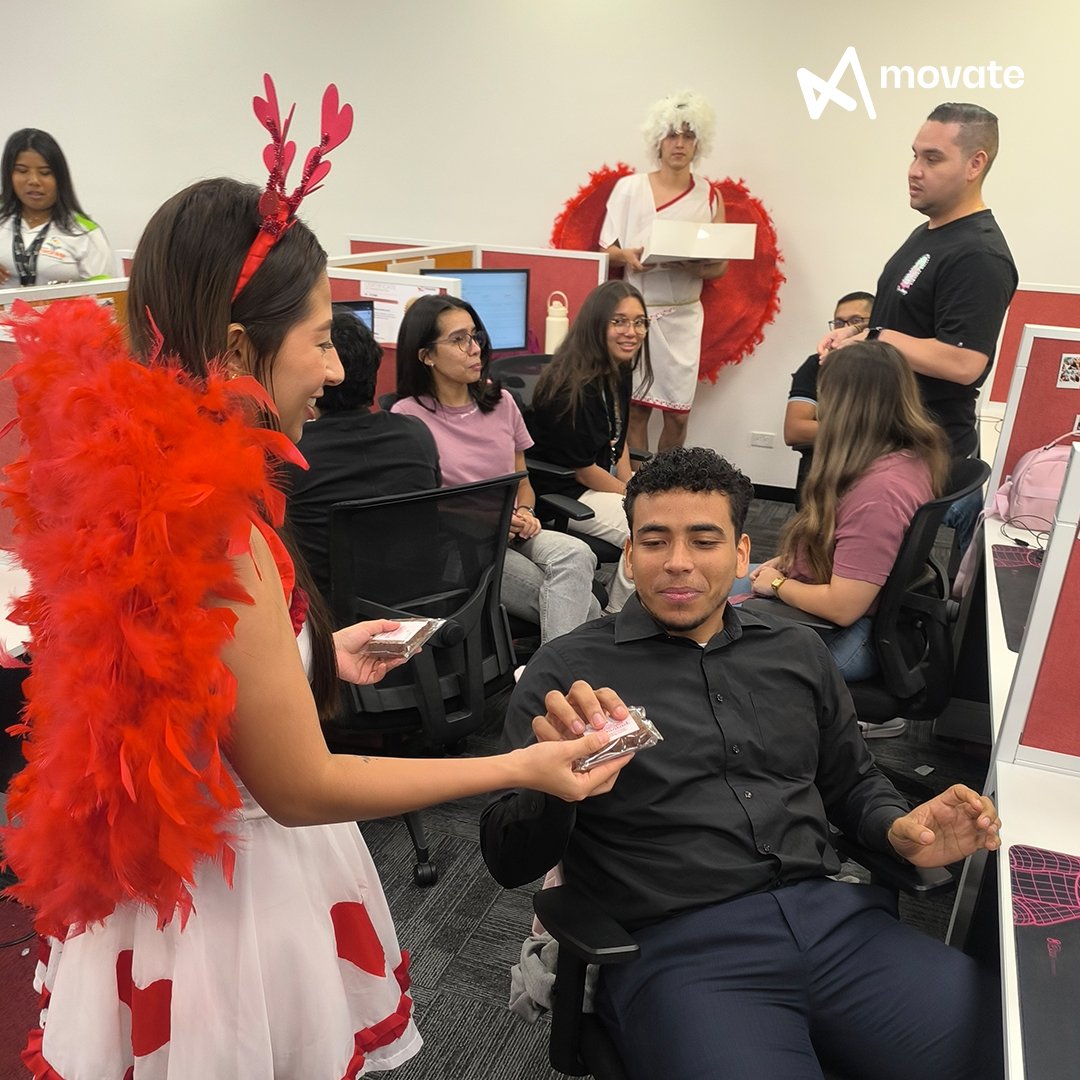 movate_inc's tweet image. To celebrate the essence of office friendship and camaraderie, our #Colombia #Movators organized a cute celebration featuring two Cupids sharing delicious brownies, candies, and other food items. Take a glimpse! 💖
#Movate #LifeAtMovate #LoveAndFriendshipDay #OfficeBuddies #Fun