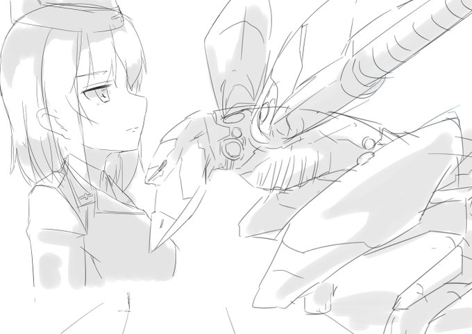 ラフやアナログだと頭身が下がる傾向があるっぽいのですが、絵柄的にも頭身低い方が良いのかも…? 