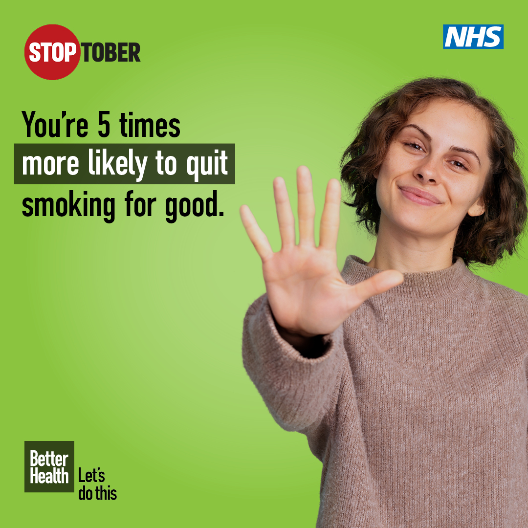 Open Road is supporting Stoptober. Quitting smoking this month could improve your physical &amp; mental health. Sign up to Stoptober now!