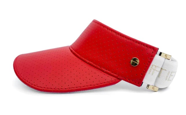 Markhanry26636's tweet image. The Visor- Red Leather &amp;amp; White

Dri-weave interior for true sport performance

Darker material sweatband to mask make-up and sweat stains

More Info : gamesetstyle.com/products/the-v…

#gamesetstyle #tennisvisor