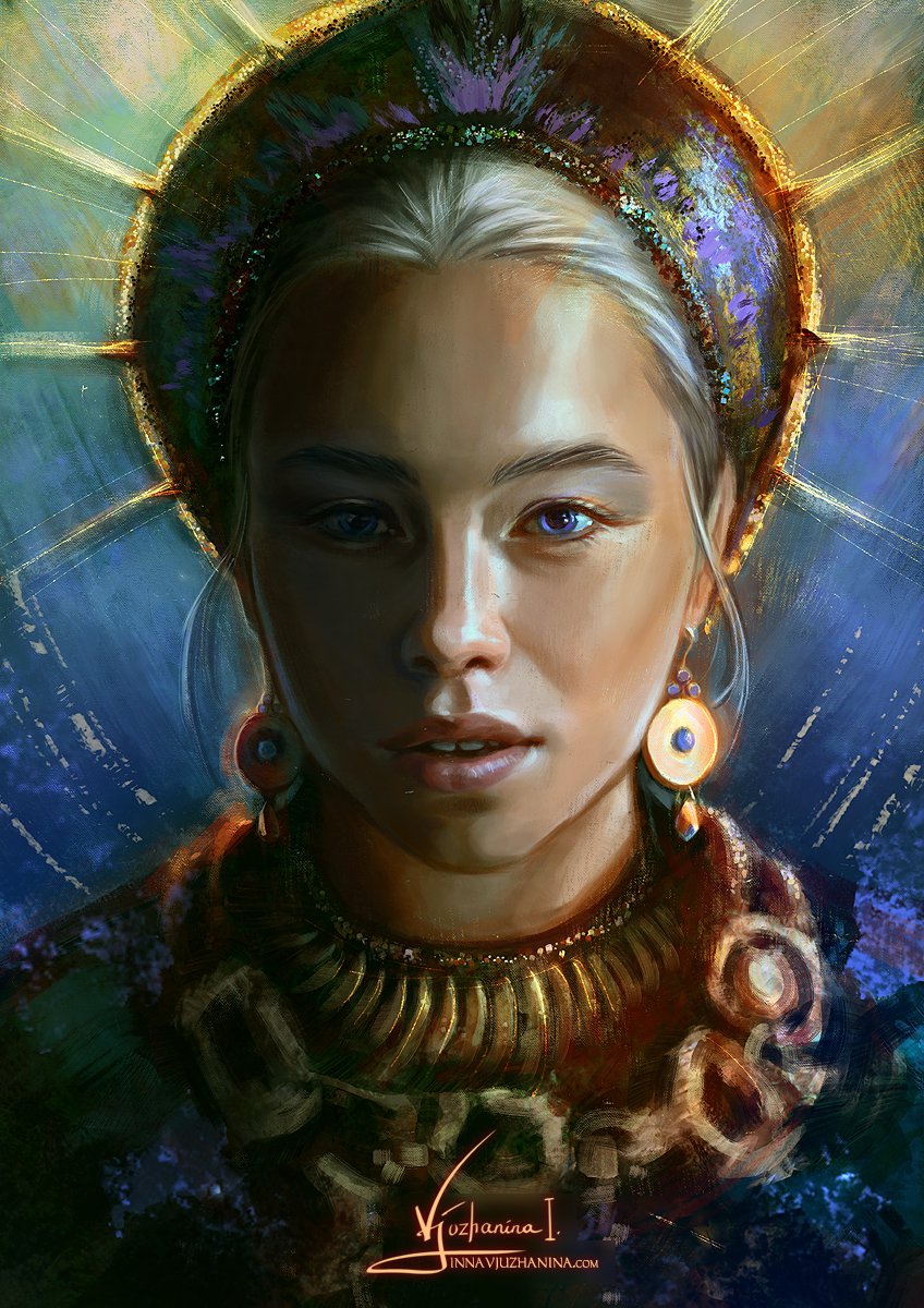 Re-worked one of my older Rhaenyra paintings for the calendar 💜

#HouseOfTheDragon #Targaryen