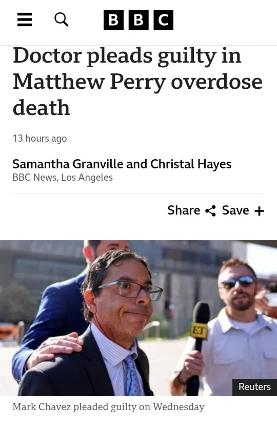 ChandlerBing_12's tweet photo. So it turns out Matthew Perry was actually murdered, Heartbreaking stuff. 💔 https://t.co/Bw9CuuoeJv
