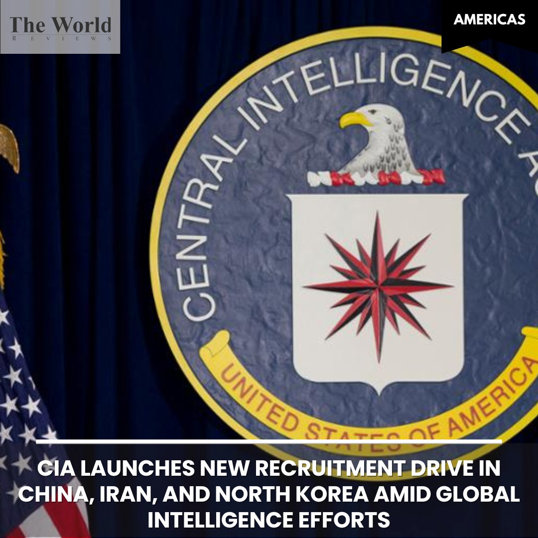 tworldreviews's tweet image. The #CentralIntelligenceAgency launched a new operation targeting informants in China, Iran, and North Korea, part of a global intelligence plan. 

 #CIA #IntelligenceOperations #China #Iran #NorthKorea   

READ  :  theworldreviews.com/cia-launches-n…