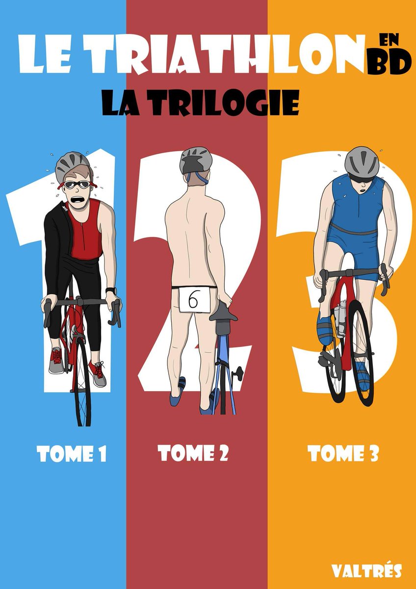 valtres_tri's tweet photo. Vous pouvez dès à présent précommander le Tome 3 du Triathlon en BD ainsi que le recueil avec les 3 BD et économiser 15% ! Recevez-les à partir du 15 Octobre ! 😁
👉https://t.co/p7vxuzvJ7F https://t.co/HhRzMlFrcd