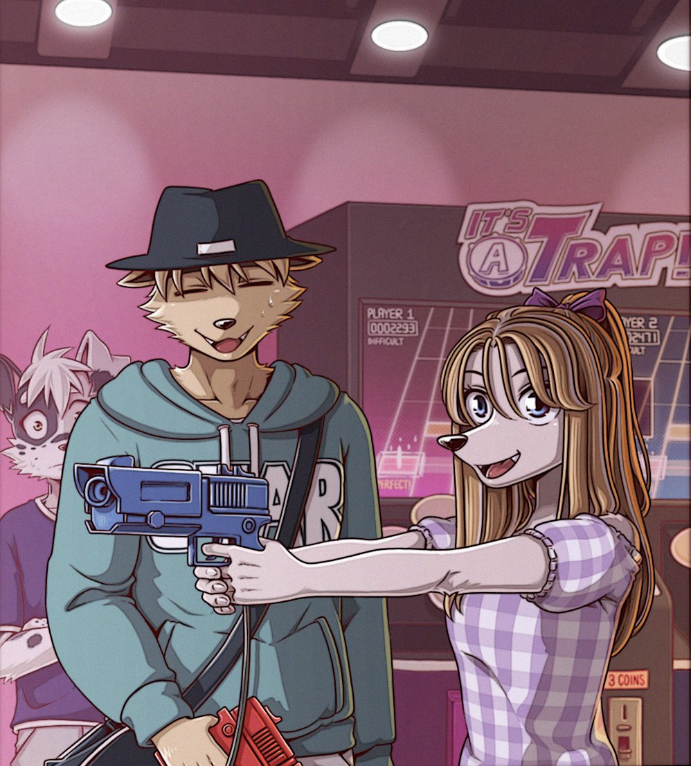 Arcade
#DanielxOlivia #OC #furry #ケモノ