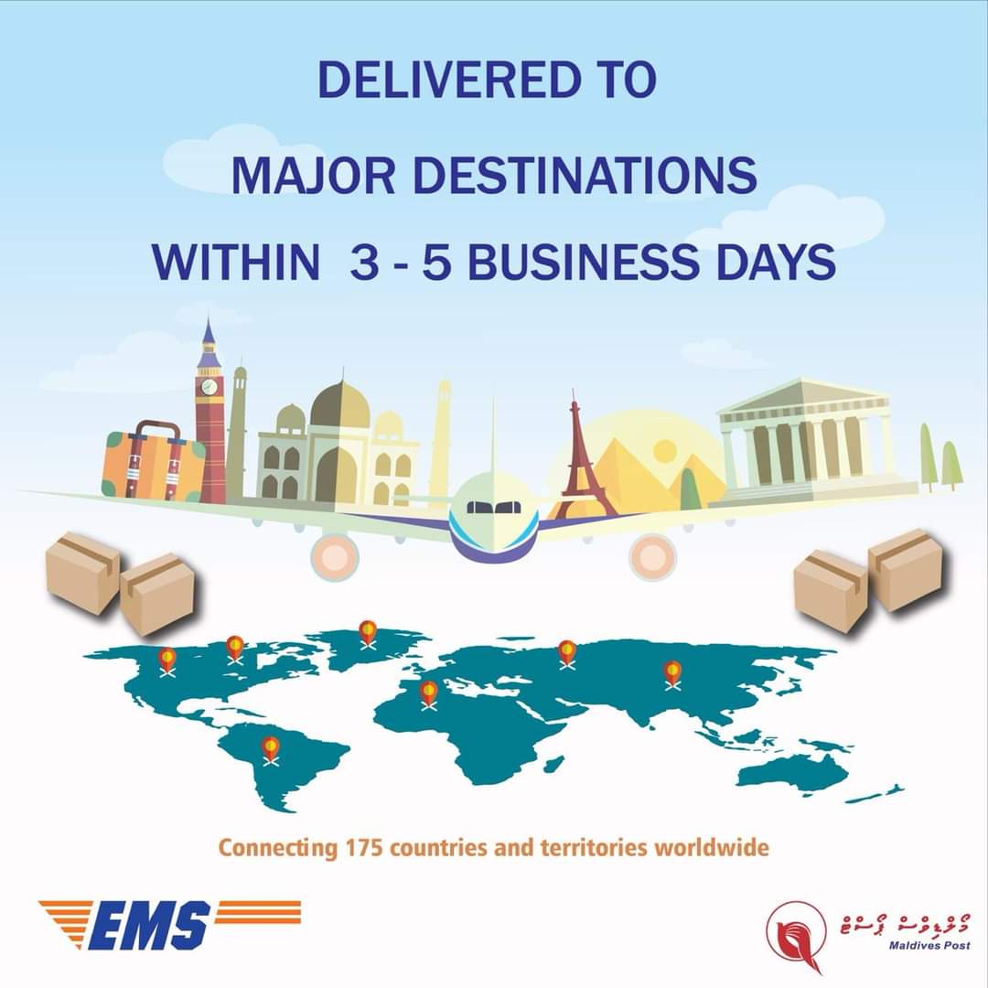 EMS is the fastest courier service to post your packages abroad!
With EMS, items will be delivered to major destinations within 3 to 5 business days!

EMS ensures reliable and timely delivery! 🚛