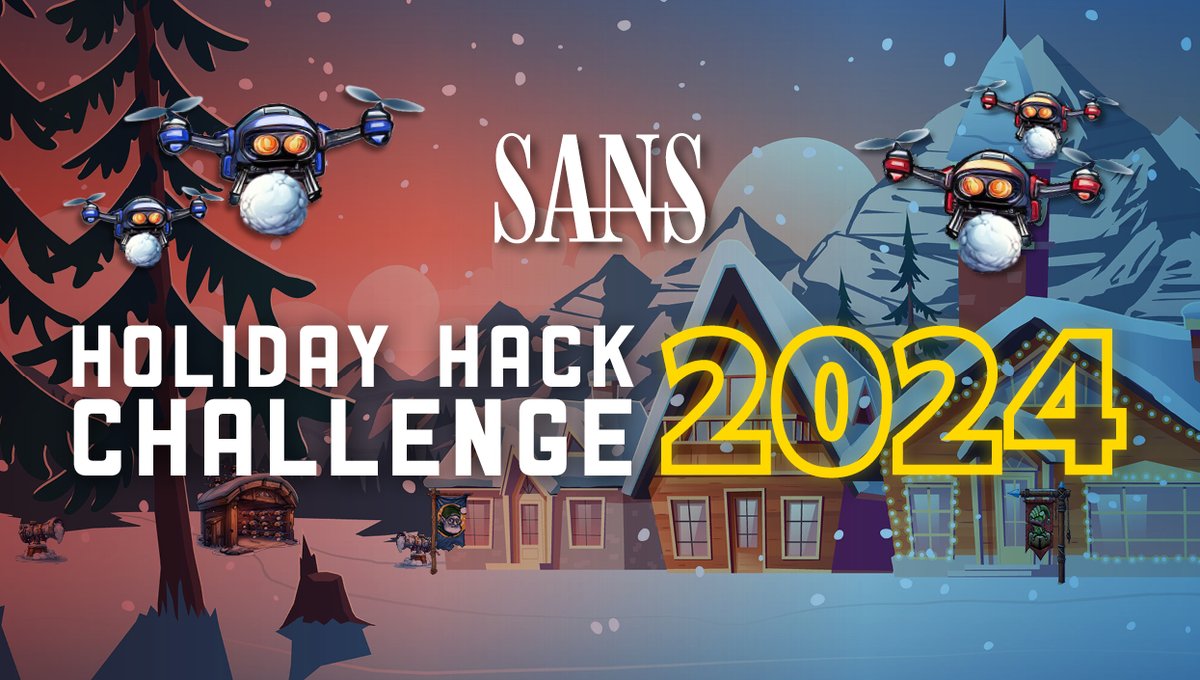 The #HolidayHack Challenge is coming soon! 🎅

Join thousands of cybersecurity enthusiasts of all skill levels in a series of FREE hands-on cyber challenges to gain new skills or sharpen existing knowledge alongside peers from the community!

🎄sans.org/u/1yf6