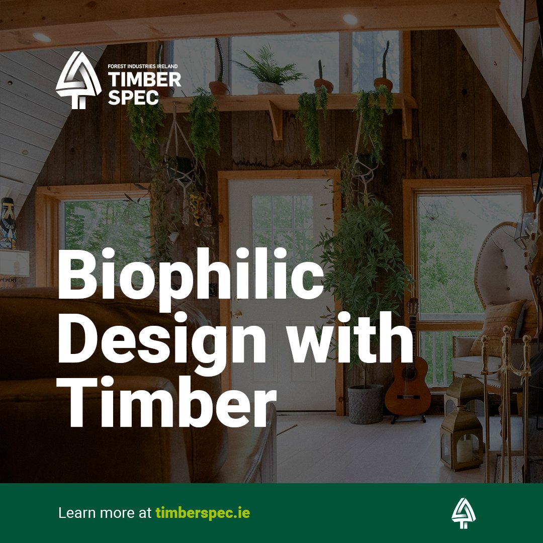 _FIIreland's tweet photo. Embrace biophilic design with timber! Wood in interiors improves well-being, reduces stress, and enhances comfort. Learn how to transform spaces at https://t.co/vVASbWhRLl.
#BiophilicDesign #TimberInteriors #HealthySpaces https://t.co/rklfPBGCCU