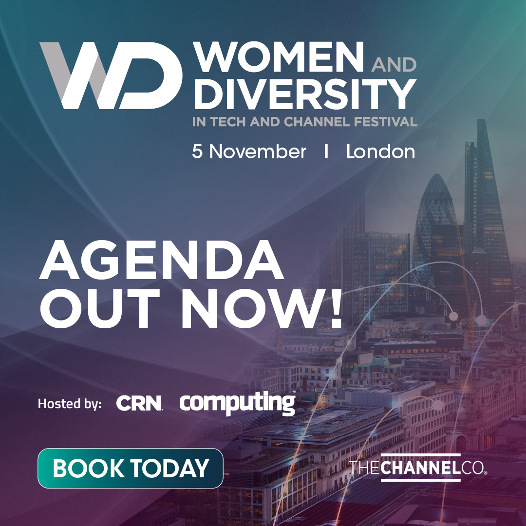 The wait is over! View the agenda for Women and Diversity in Tech and Channel Festival here: bit.ly/47U8PCU

Learn how to advance your tech career, improve diversity in your company and expand your professional network. 

#womenintech #WomenAndDiversityFestival