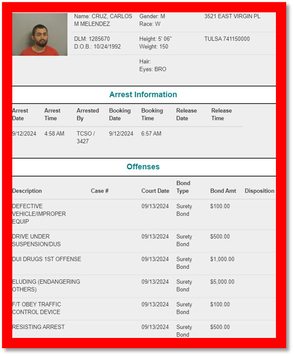 RobertDinTulsa's tweet photo. Illegals in Tulsa - Batch #169.
Tulsa County Booking Photos - Mostly WHITE.  Batch #147.

Putting faces to the names of illegals when their photos are scrubbed from the Tulsa County jail public profile.

Illegal #1) Example of the right way
@OHPDPS
Hispanic

Illegal #2) Example of the wrong way
@TCSO
WHITE

• Different races - shuts off any debate on whether Hispanic is a race, choice in the software, etc...
• WHITE-washing criminal statistics = Pathetic hypocrisy

Both illegals) Typical drunk drivers