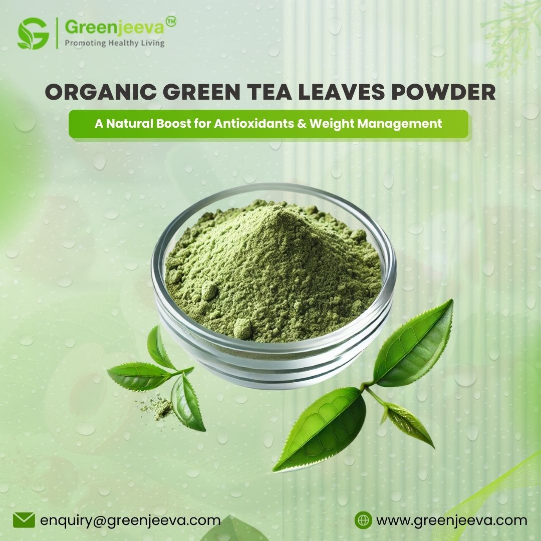 GreenJeeva's tweet image. Organic Green Tea Leaves Powder – A Natural Boost for Antioxidants &amp;amp; Weight Management

Benefits:

Rich in antioxidants
Supports weight management
Boosts metabolism and energy levels

For inquiries: enquiry@greenjeeva.com
Visit us: greenjeeva.com/product/organi…

#GreenTeaPowder